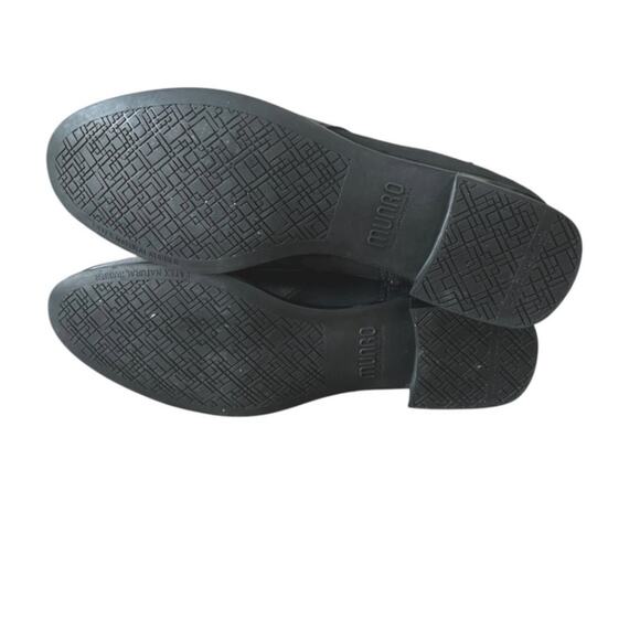 NWOT Munro Leather Chestnut Buckle Booties Black Combo – Sz 9N - Picture 8 of 8